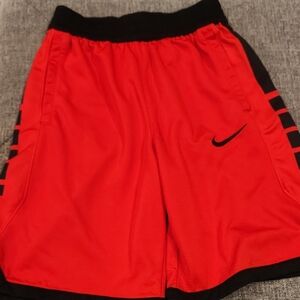 Nike Red and Black Sports Shorts